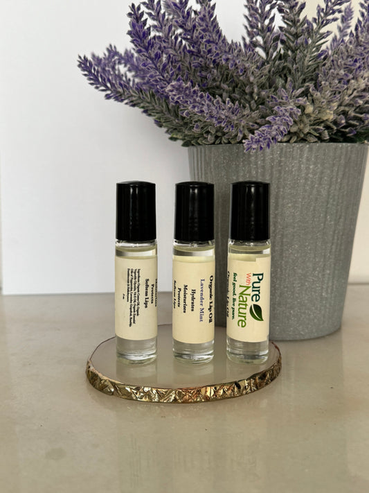 Lavender and Mint Lip Oil – Soothing Hydration for Luscious Lips