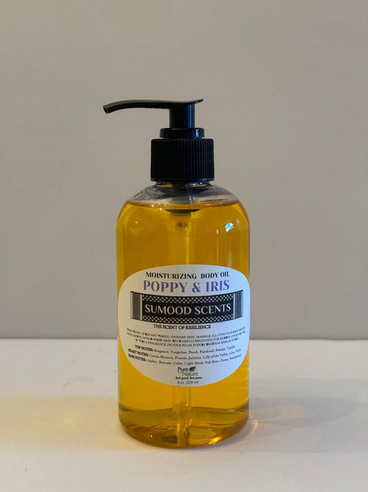 Poppy and Iris Moisturizing Body Oil