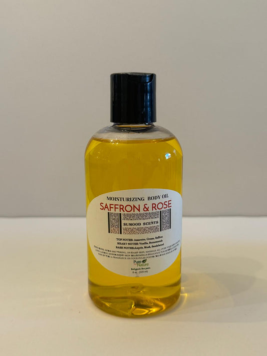 Saffron & Rose Moisturizing Body Oil