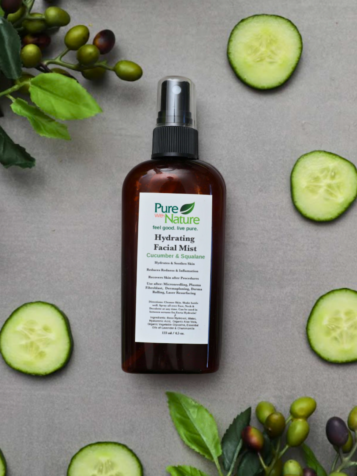 Cucumber & Squalane Hydrating Face Mist – Calm, Cool & Replenish