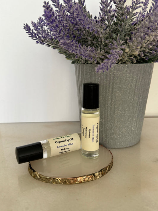 Lavender and Mint Lip Oil – Soothing Hydration for Luscious Lips